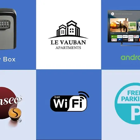 Le Balois - 2 Chambres, Salon, Cuisine Equipee, Parking Et Wifi Gratuit