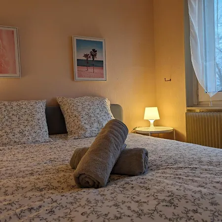 Apartment Le Balois - 2 Chambres, Salon, Cuisine Equipee, Parking Et Wifi Gratuit Mulhouse