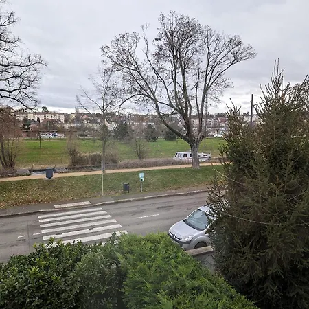 Apartment Le Balois - 2 Chambres, Salon, Cuisine Equipee, Parking Et Wifi Gratuit Mulhouse